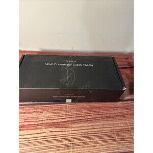 Tesla Wall Connector Glass Fascia White Charger Cover in Open Box